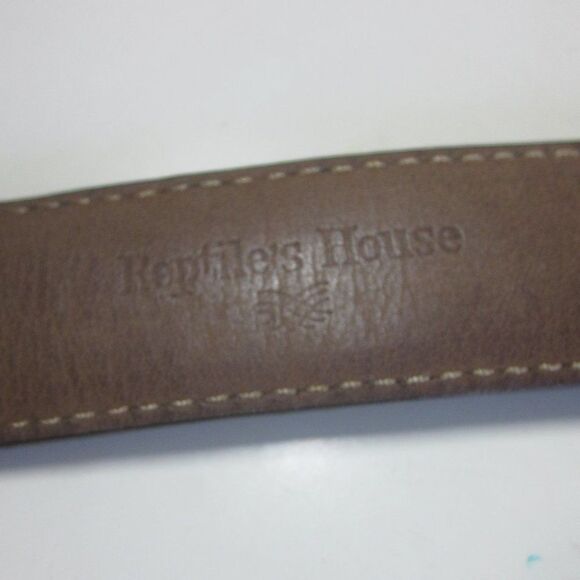 Reptiles House Black Crocodile Belt  Womens Size XS 1\